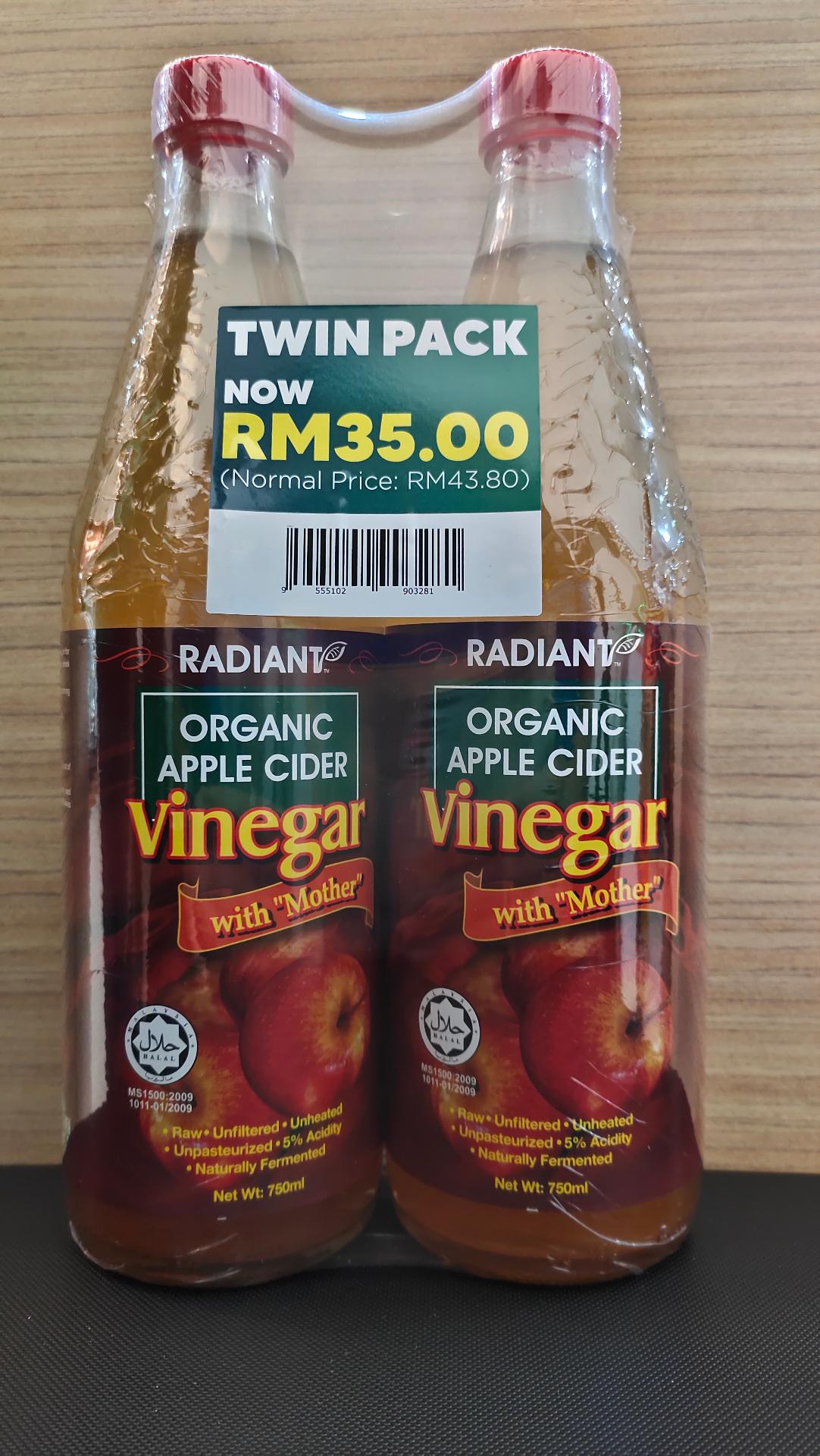 Organic Apple Cider 750ML - Twin Pack Bundle