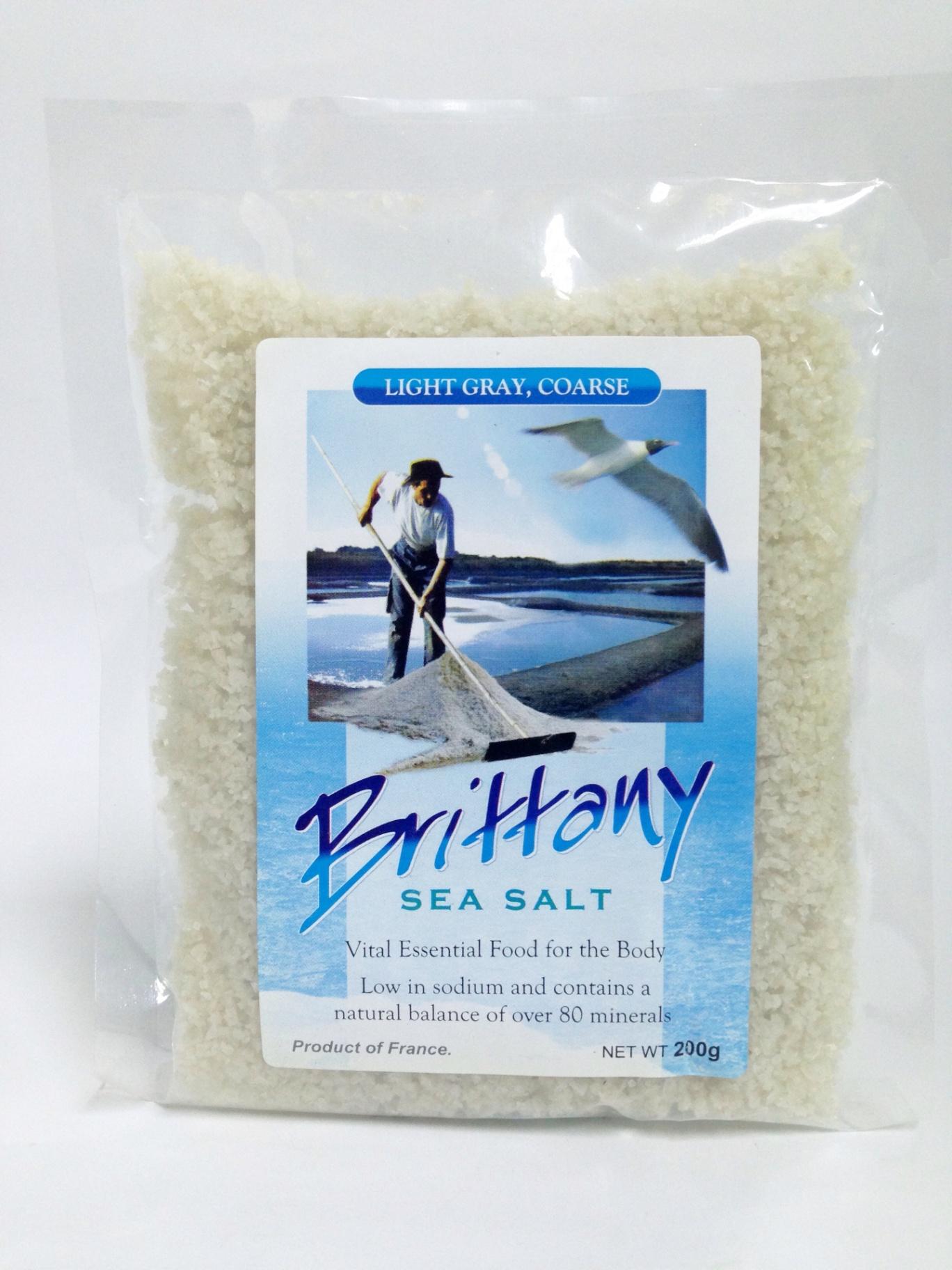 Brittany Sea Salt 200g, Course, France (10-15% Trace minerals)