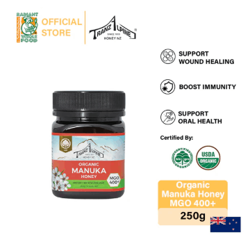 Tranzalpine Organic Manuka Honey MG400 250G