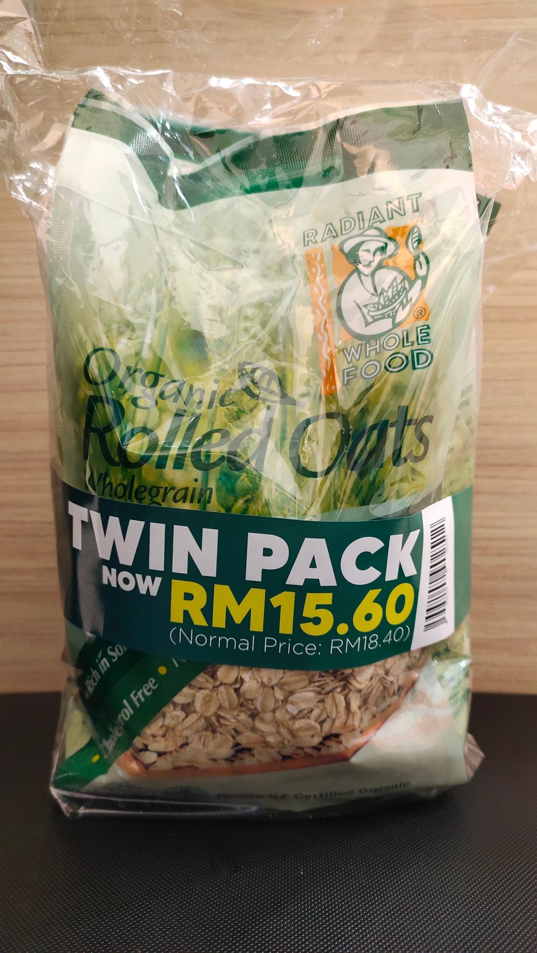 Organic Rolled Oats - Twin Pack Bundle
