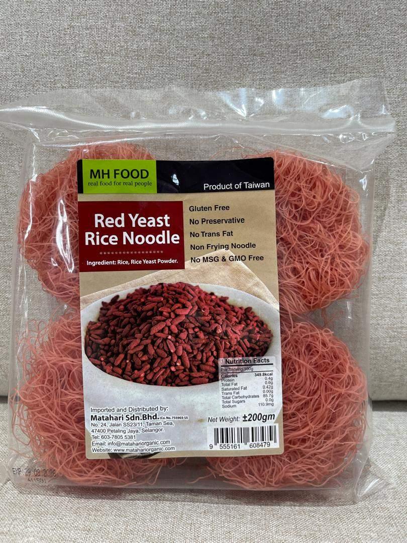 MH FOOD Gluten Free Red Yeast & Rice Noodle