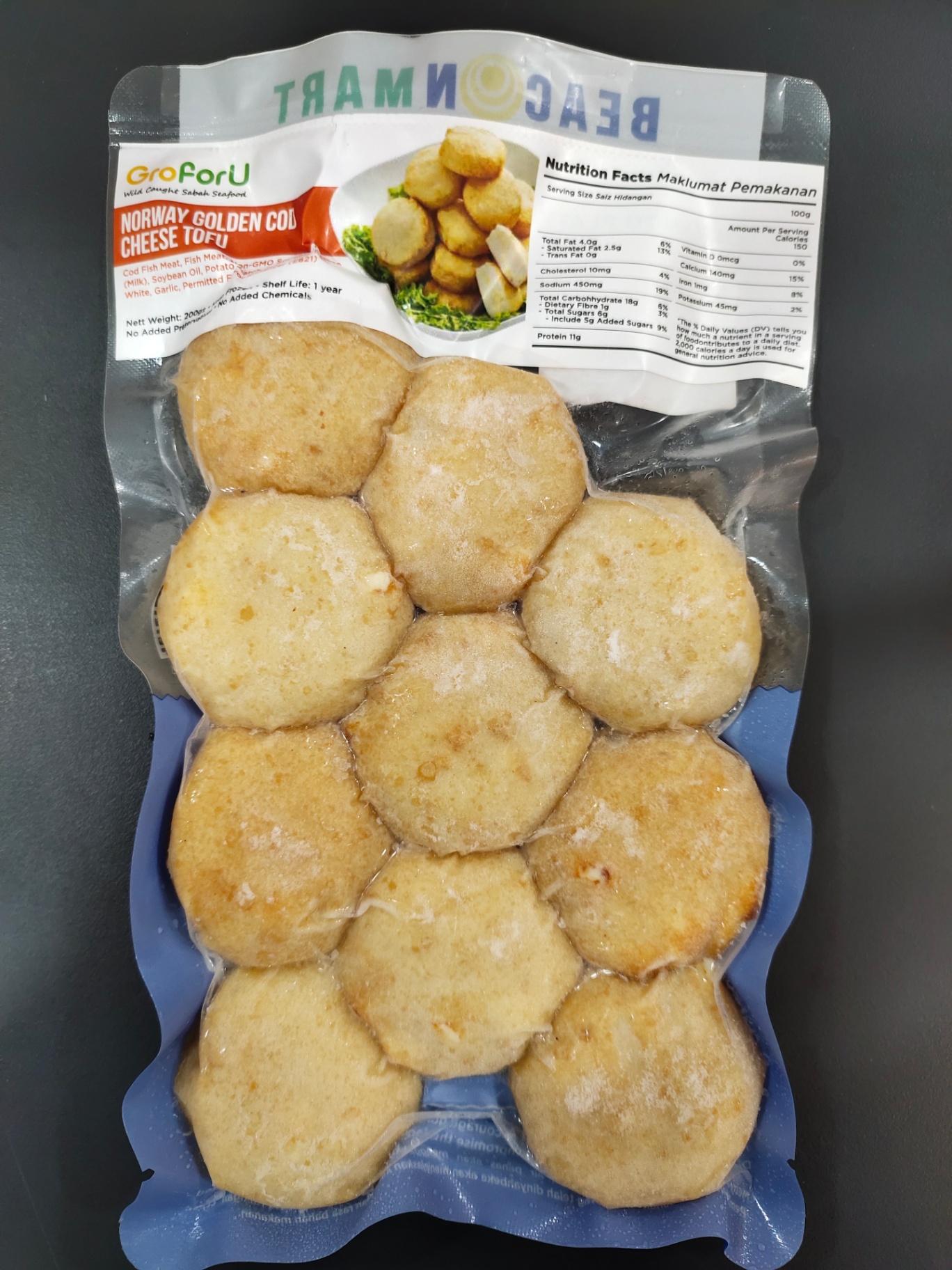 002. Norway Golden Cod Cheese Tofu 挪威鳕鱼黄金芝士豆腐