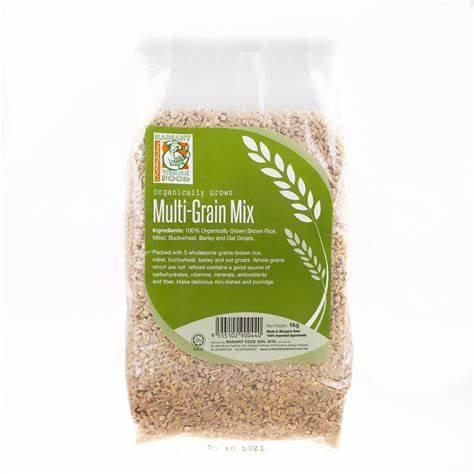 Multigrain Rice Mix org (Brown rice, Barley, millet, Oat groat, Buckwheat)