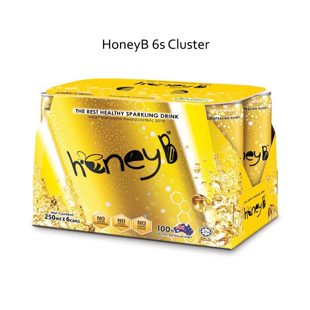 B01. Honey B Sparking Drink - 蜂蜜气泡饮品 (250ml x 6cans)