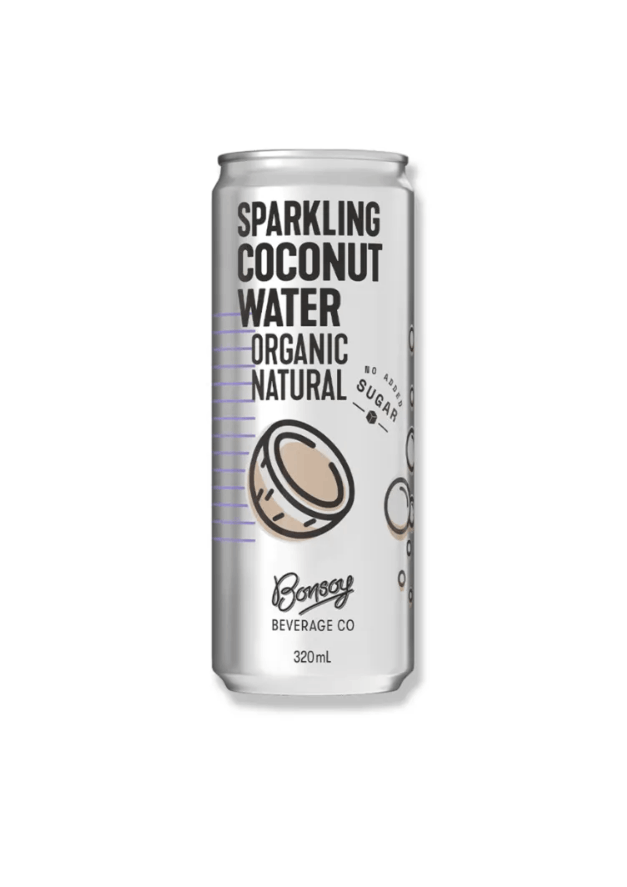 Bonsoy Organic Sparkling Coconut Water (320ml)