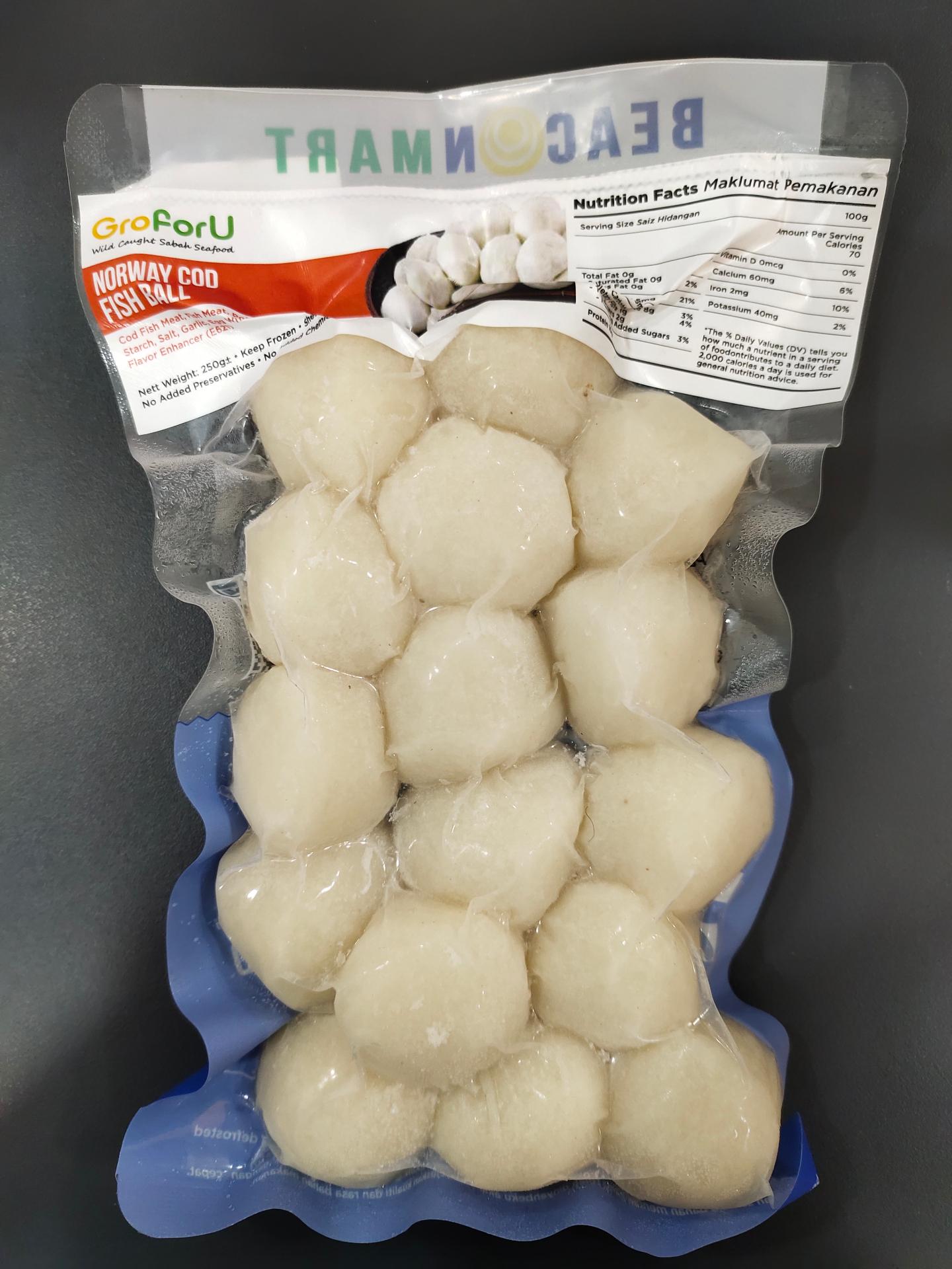 001. Norway Cod Fish Ball 挪威鳕鱼丸
