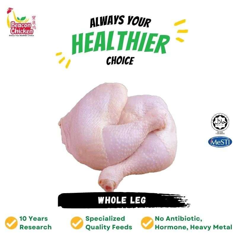 009.  Seaweed Chicken Whole Leg (M)_2pcs - 海藻肉鸡-全腿(M)_2pcs