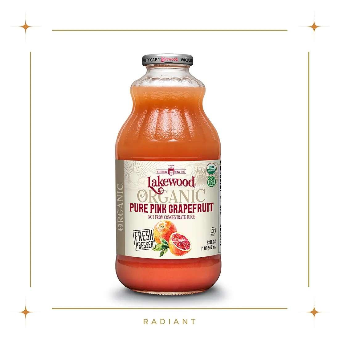 Pure Pink Grapefruit Juice, org