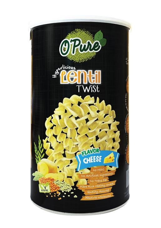 O'Pure Cheese Lentil Twist 起司小扁豆脆卷卷 80g