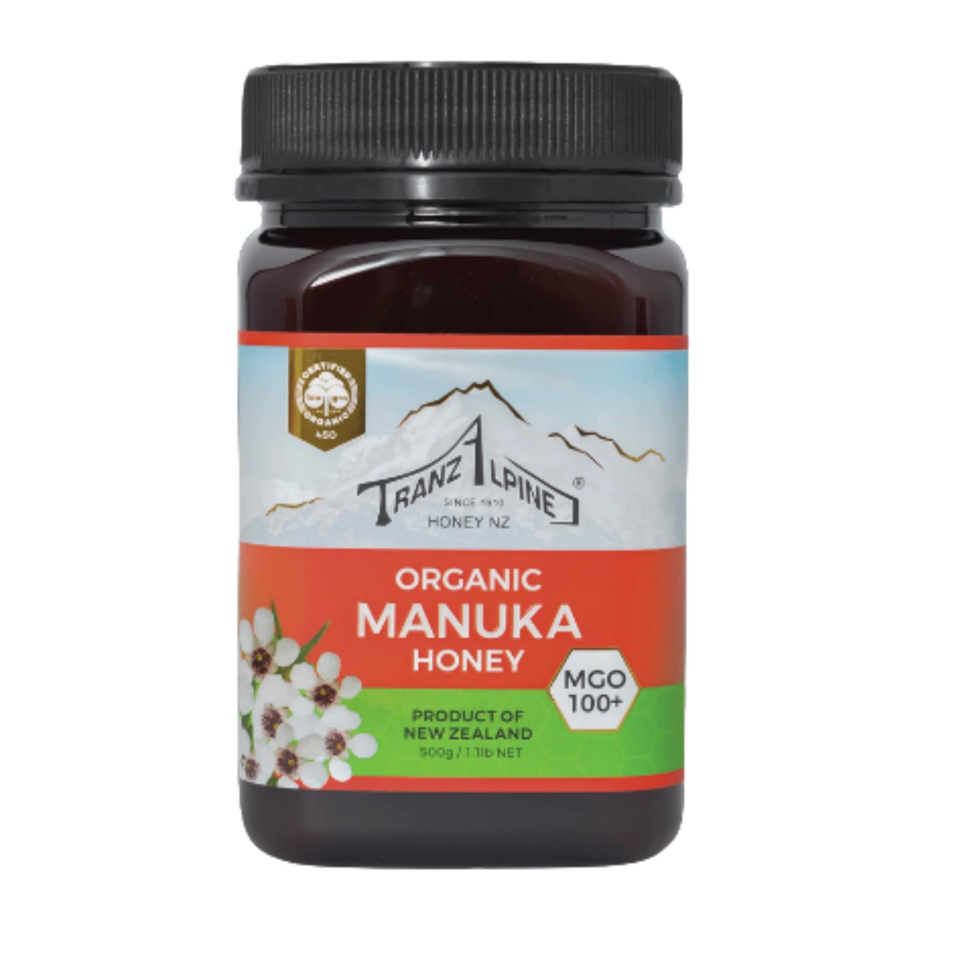 009 Tranzalpine Organic Manuka Honey MG100+ (500g)