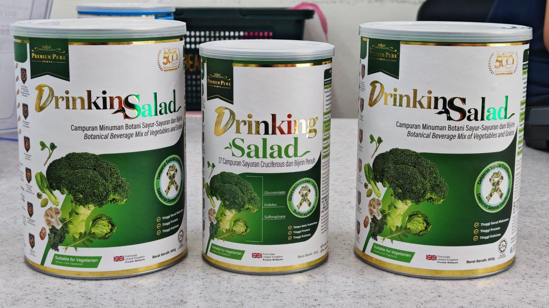 Buy 2 Drinking Salad 800g (Free 1 Drinking Salad 450g)