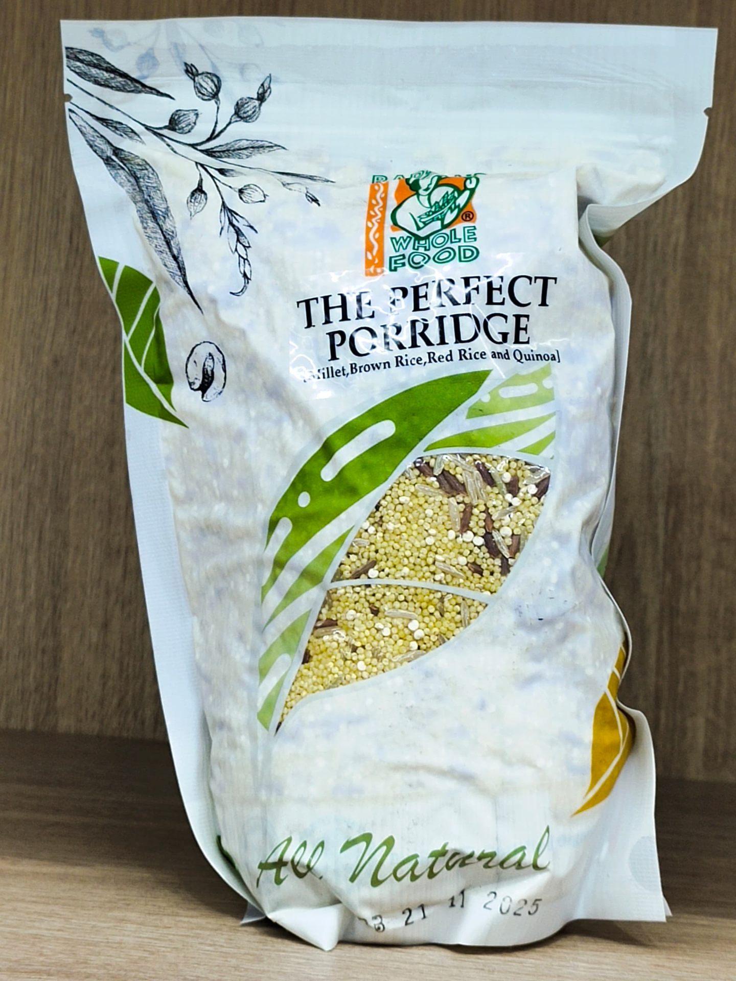 The Perfect Porridge, 85% organic (millet, brown rice, Red rice, Quinoa)