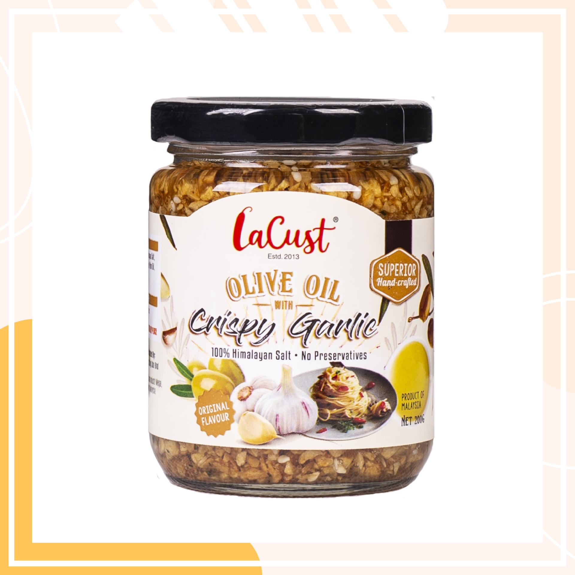 LACUST - Original Crispy Garlic with Olive Oil 200G
