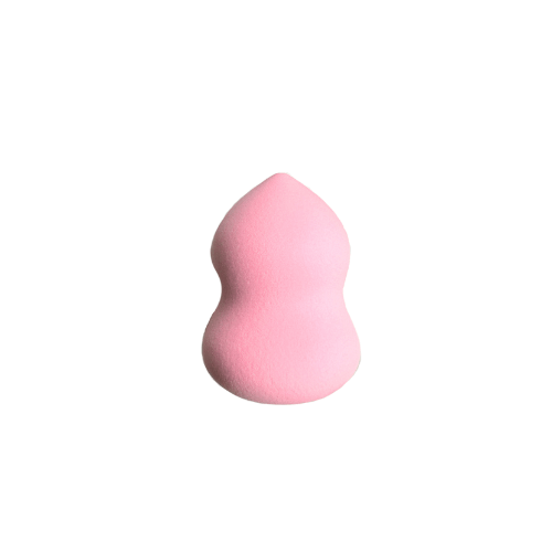 Puffy Beauty Blender Non-Latex type Pink Gourd Shape Blender
