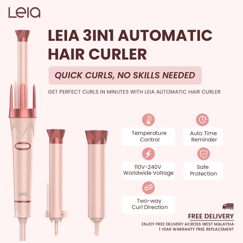LEIA 3IN1 AUTOMATIC HAIR CURLER