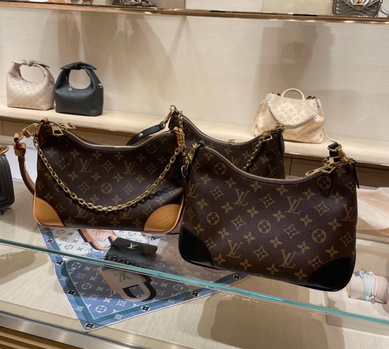 Lv 牛角包 斜挎包