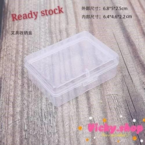 DV30006 kotak plastic kecil pp small storage box transparent plastic box packaging jewelry box小号透明塑料盒包装盒饰品收纳盒