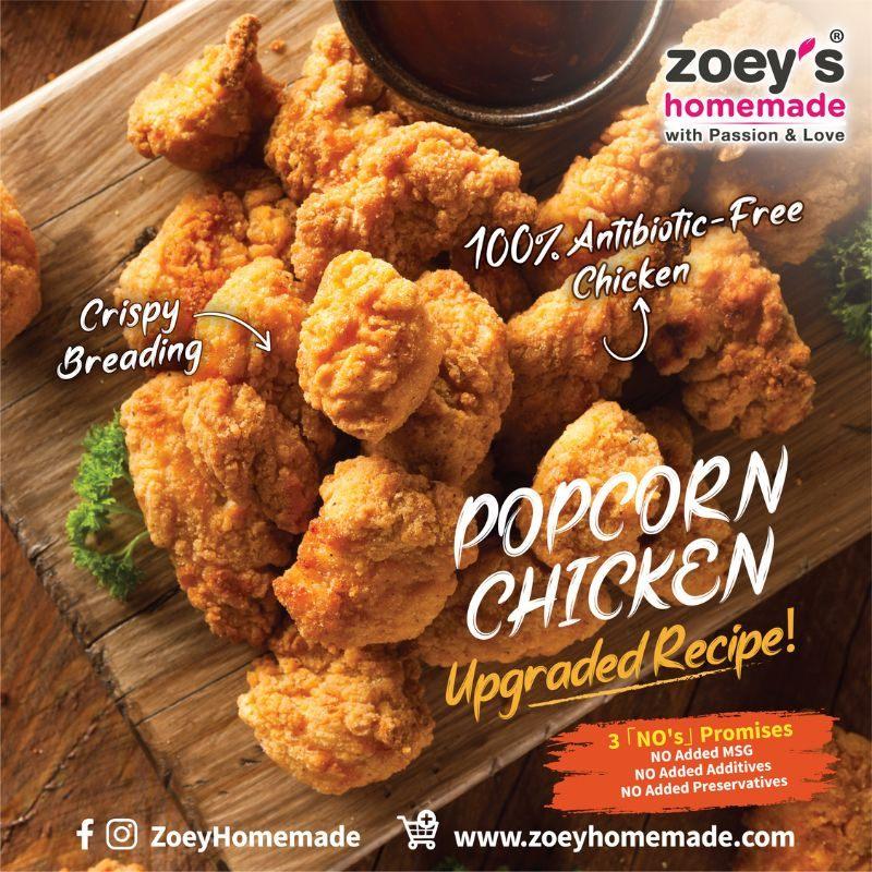 *現貨* ZH【急凍】香脆爆米雞粒 Crispy Popcorn Chicken (Antibiotic-Free) (500g)