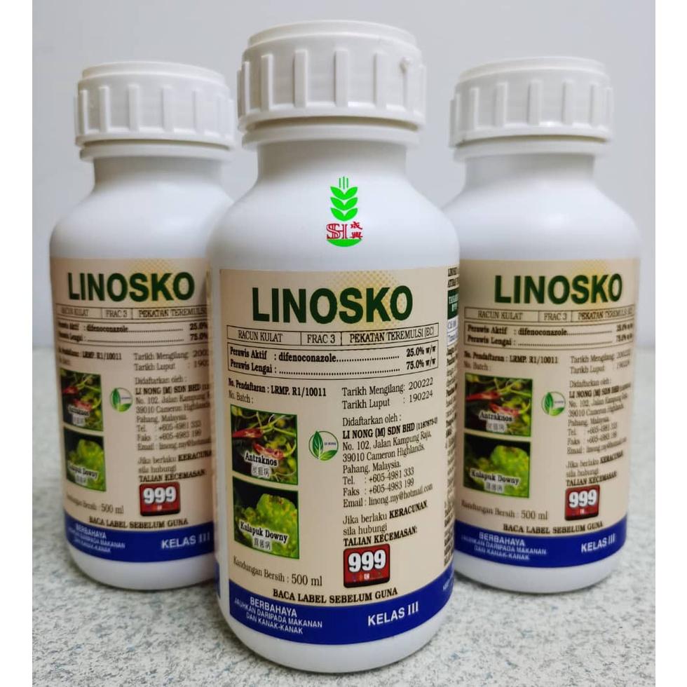 LINOSKO 500ml Difenoconazole 25.0%w/w (Sikor/Score/BARB/Arimo Tekno) Racun Kulat