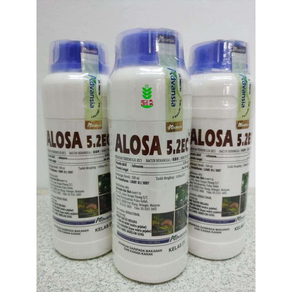 ADVANSIA Alosa 5.2EC 500ml (Lufenuron 5.2%)/Fruit borer/Ulat Pengorek Buah/ Ulat Ratus