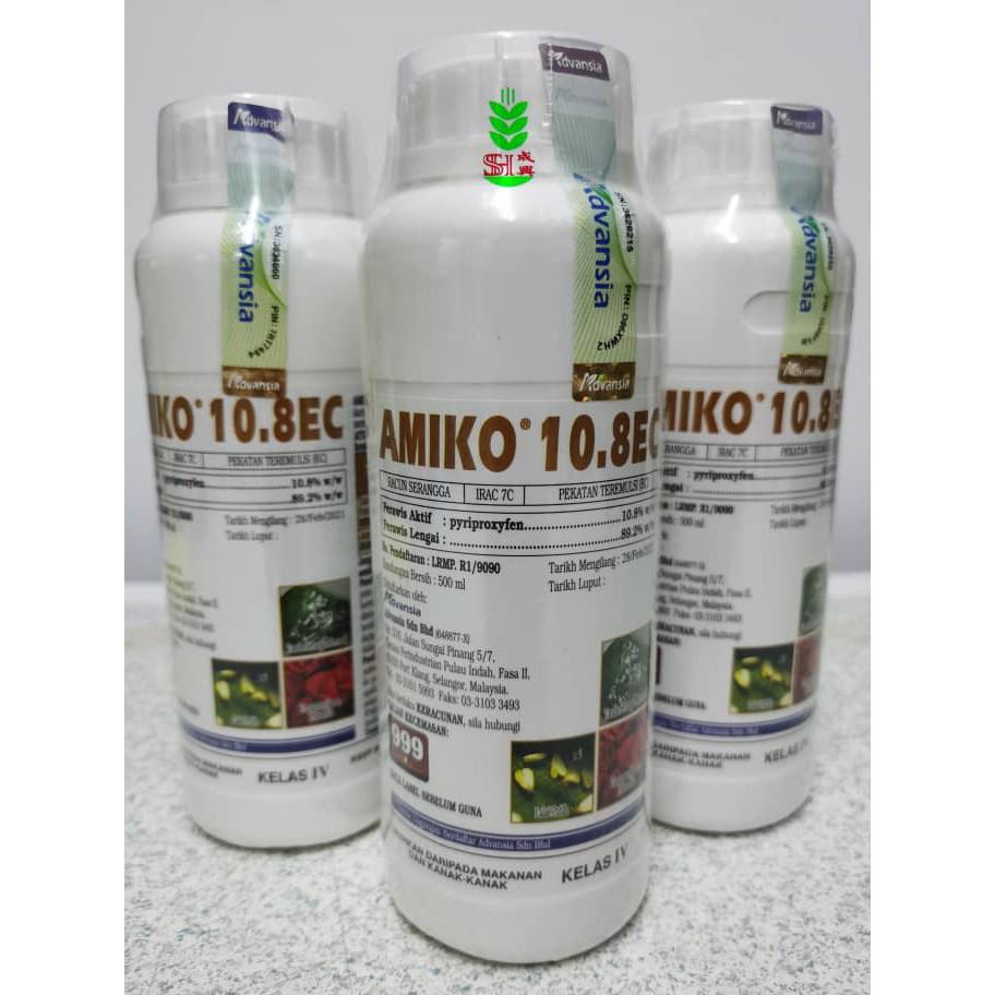 500ML Amiko 10.8EC Advansia Pyriproxyfen 10.8% Racun Lalat Putih