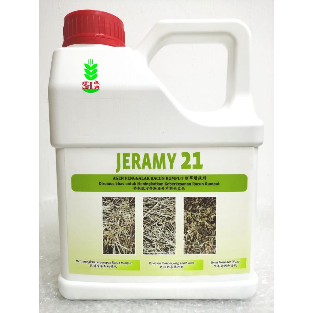 Jeramy 21 (4L) agen penggalak racun rumput / Pereput Jerami / Penyubur Tanah / Pemulih Tanah Masam