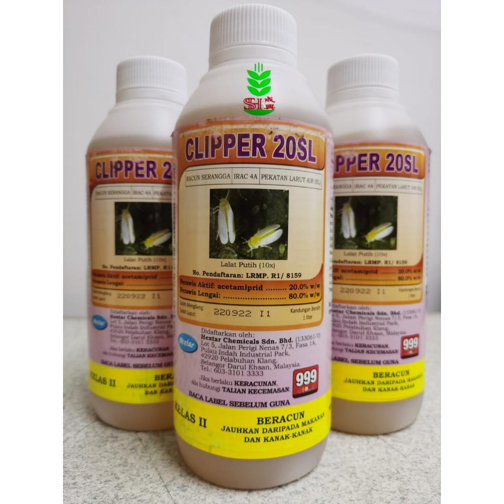 1L Hextar Clipper 20SL acetamiprid 20% Racun Lalat Putih