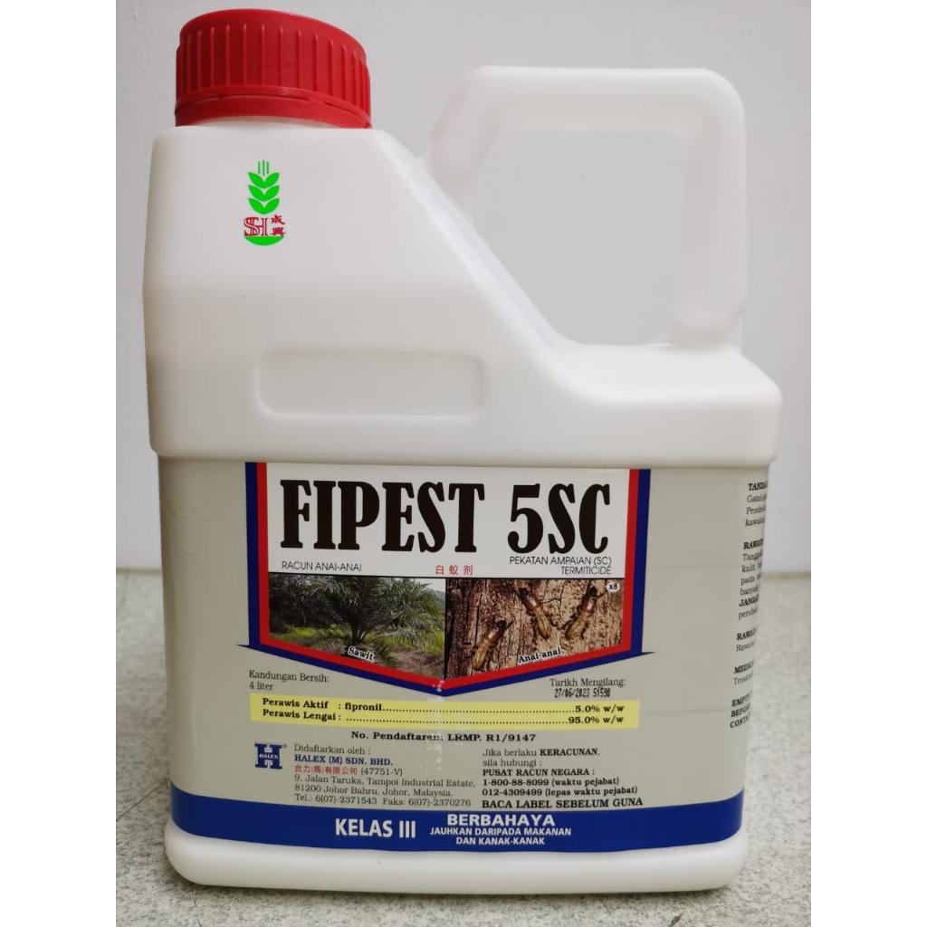 4L Halex FIPEST 5SC flpronil 5.0% /Racun Anai-anai yang tidak berbau/Sama Bureau 5.0SC/Plasmo 50/Regent 50SC/Chalcid 5.0