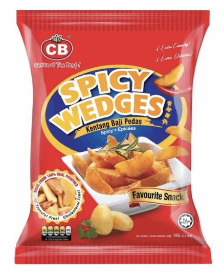 香辣薯角 CB Spicy Wedges 1Kg