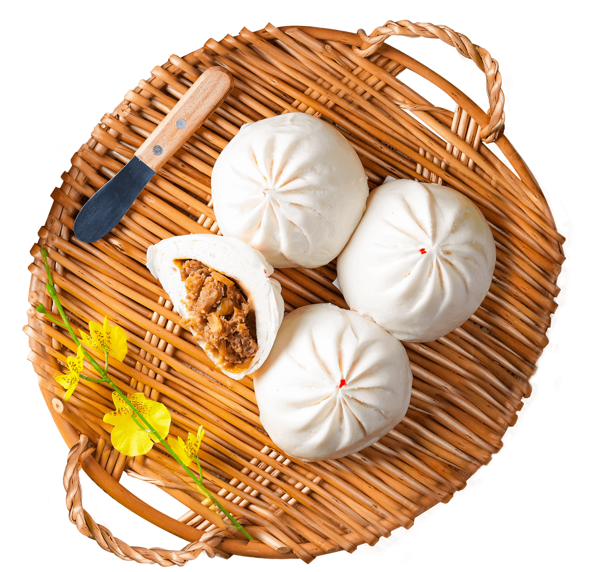特制生肉包 ST Pork Bao 4Pcs