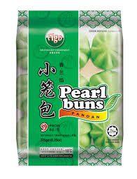 斑斓小笼包 FIGO Pandan Pearl Bun 9Pcs