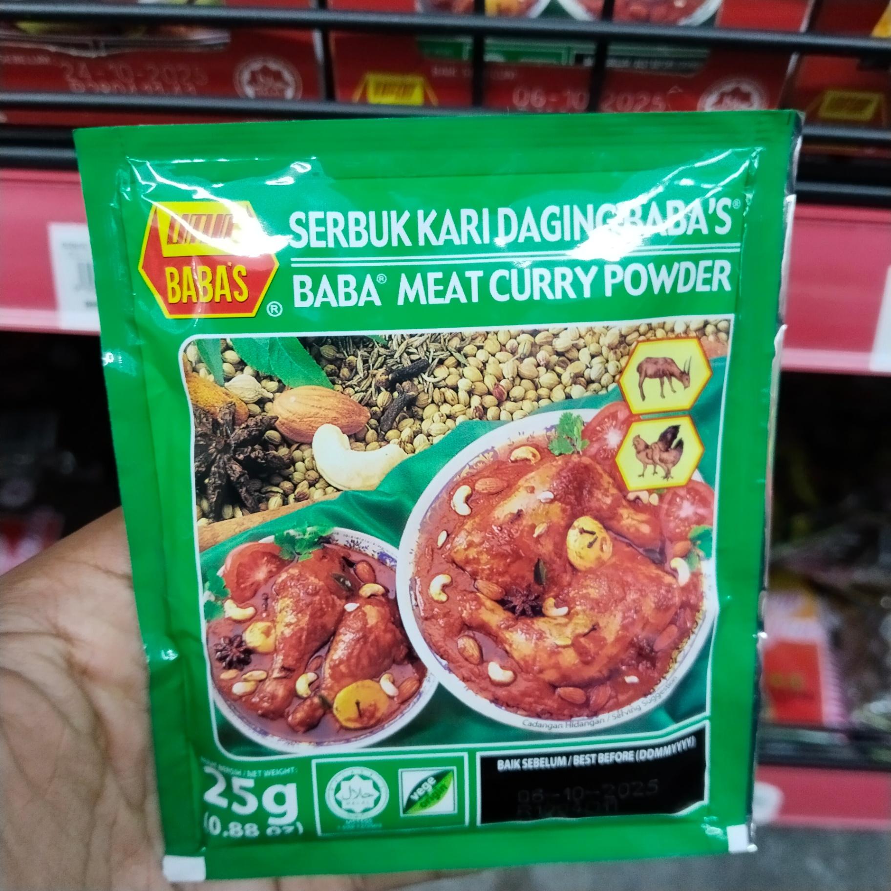 BABAS 25G-SERBUK KARI DAGING