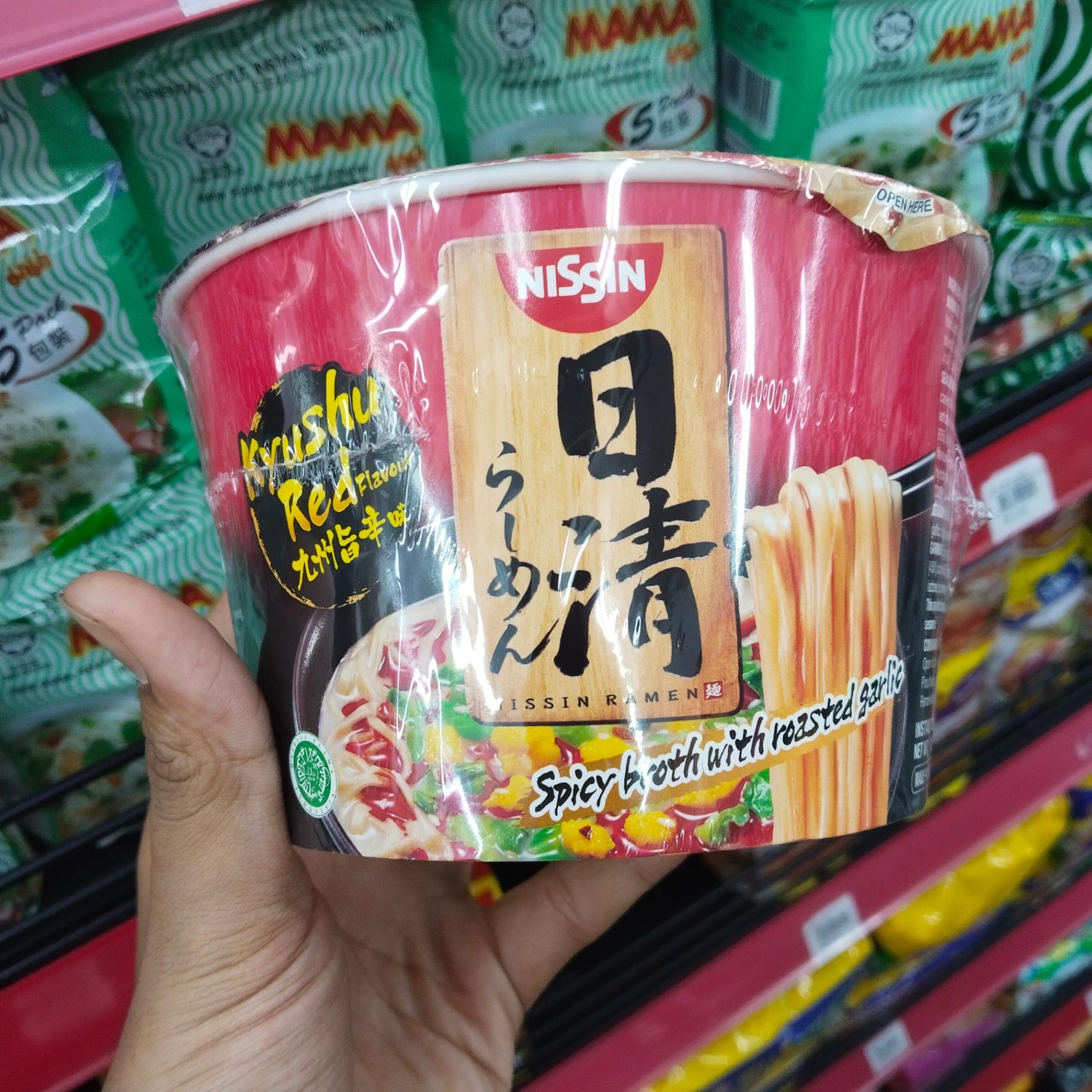 NISSIN FLAVOUR BOWL 110G-KYUSHU RED