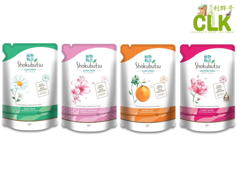 Shokubutsu Shower Foam Body Wash Refill Pack 植物物语沐浴露  800g