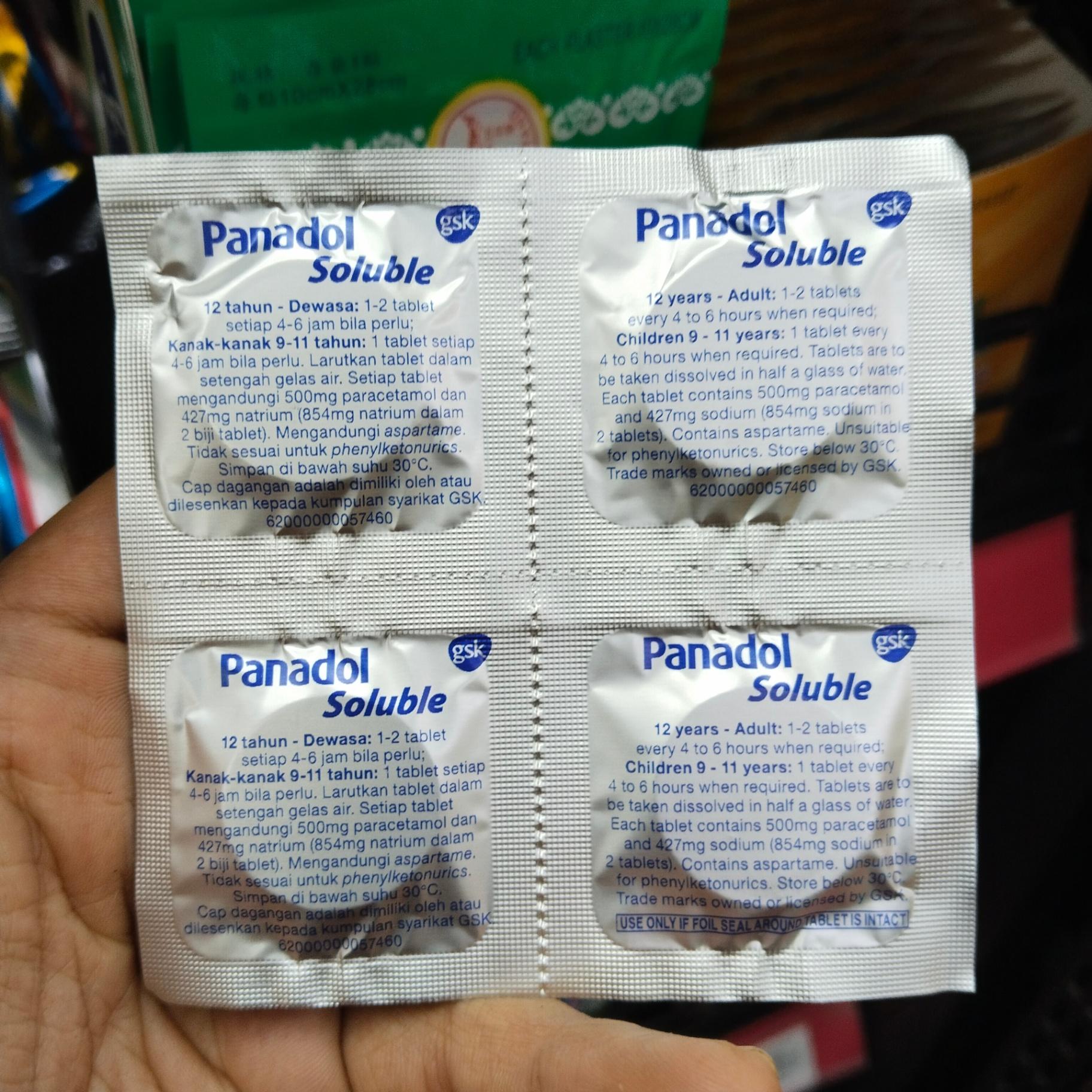 PANADOL 4'S-SOLUBLE