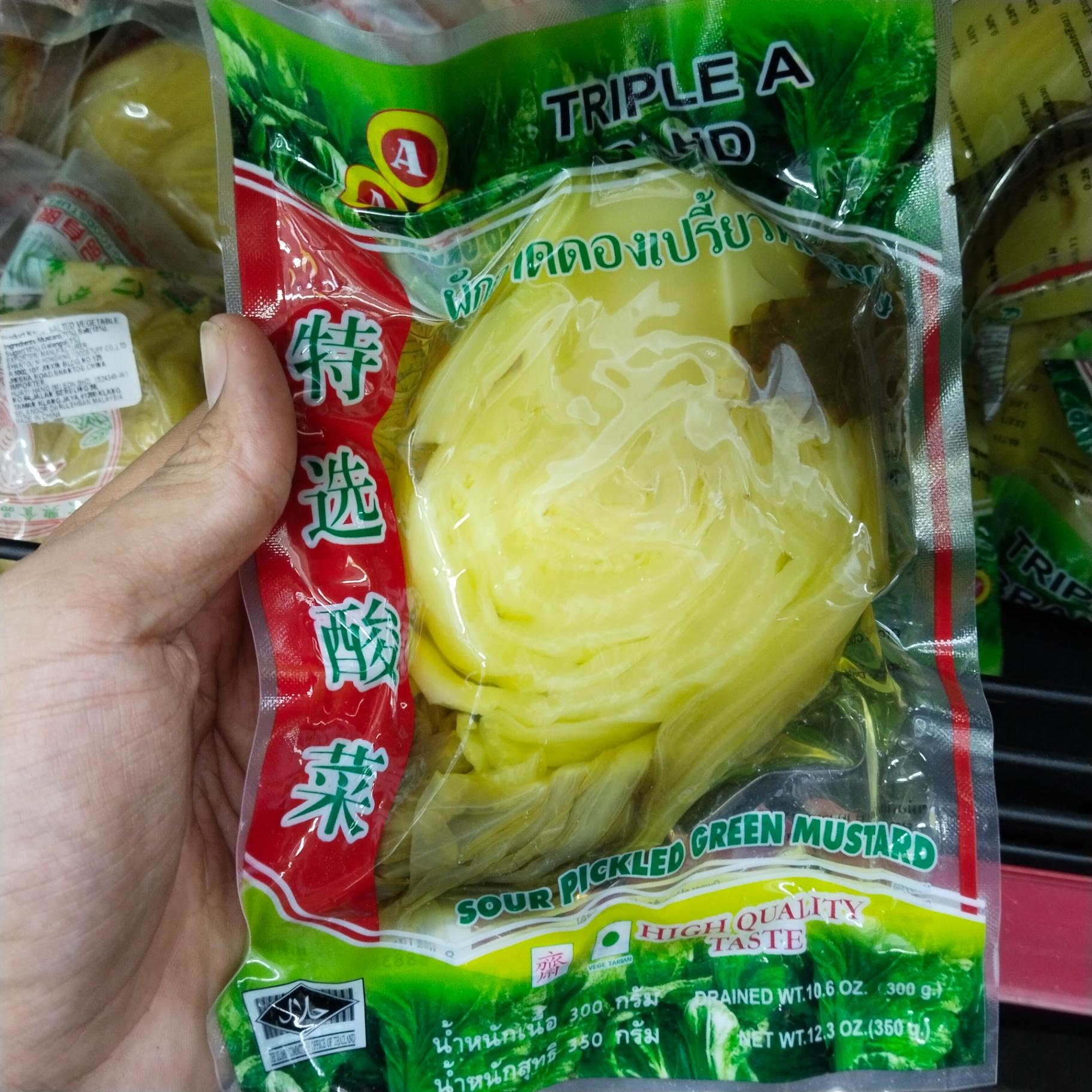 AAA 350G-SOUR PICKLED GREEN MUSTARD
