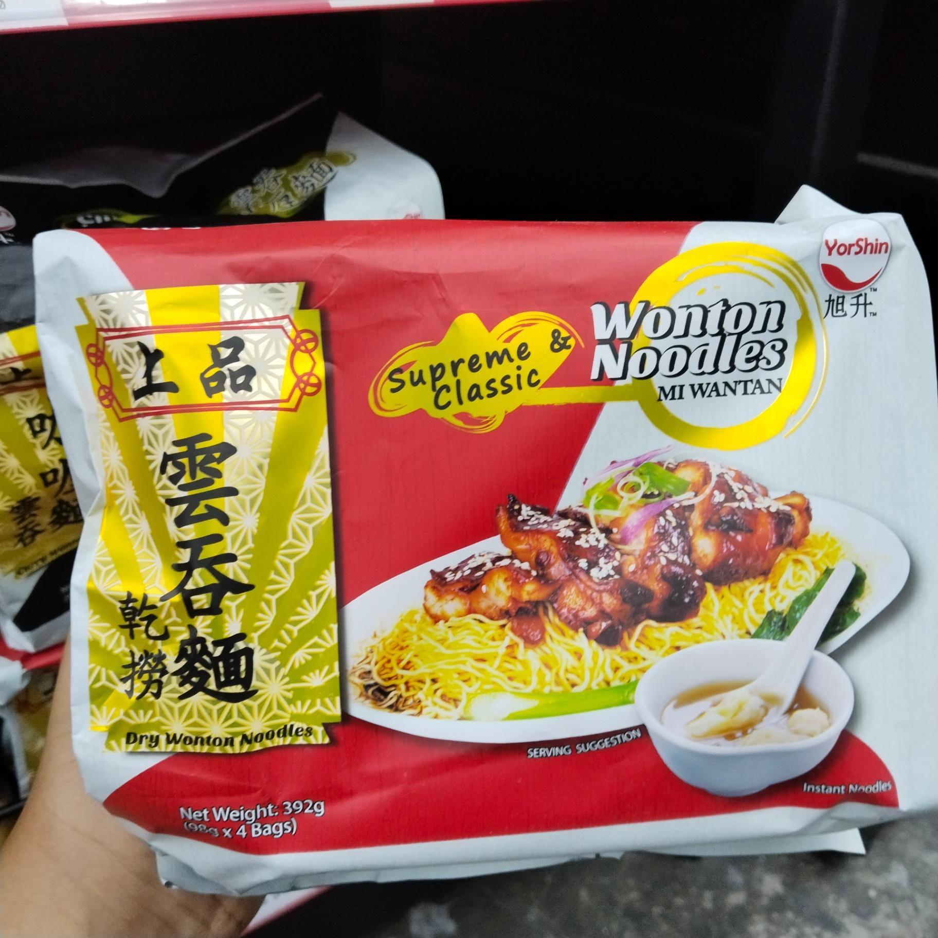 YORSHIN 98G*4-WONTON NOODLES