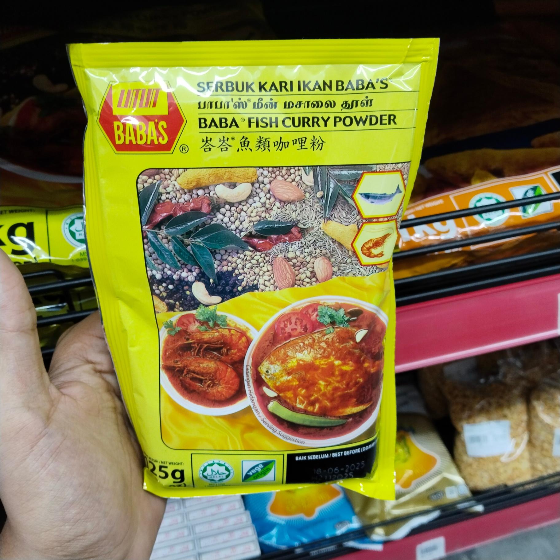 BABAS 125G-SERBUK KARI IKAN