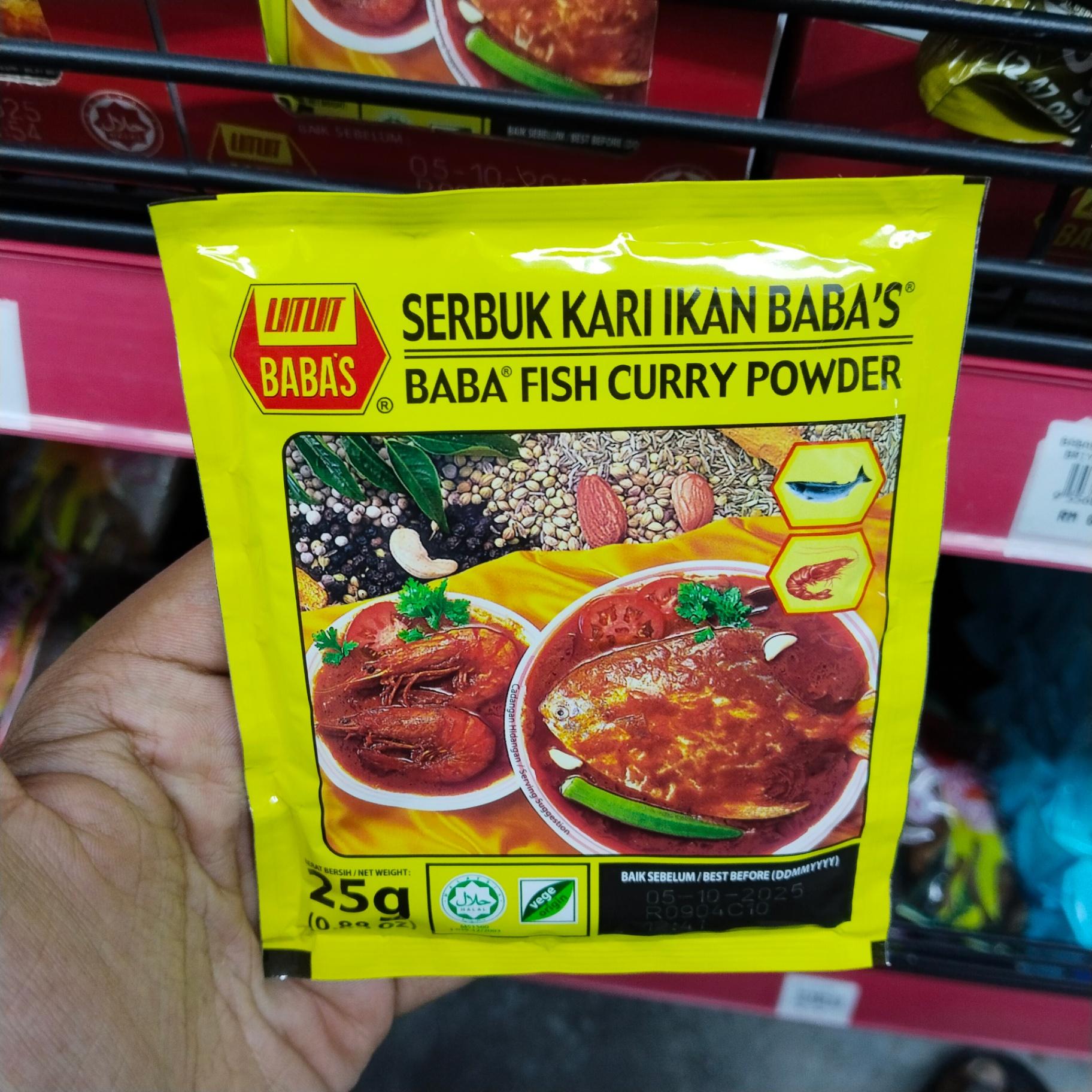 BABAS 25G-SERBUK KARI IKAN
