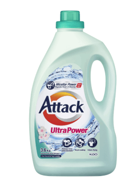 ATTACK 3.6L-LIQUID DETERGENT ULTRA POWER