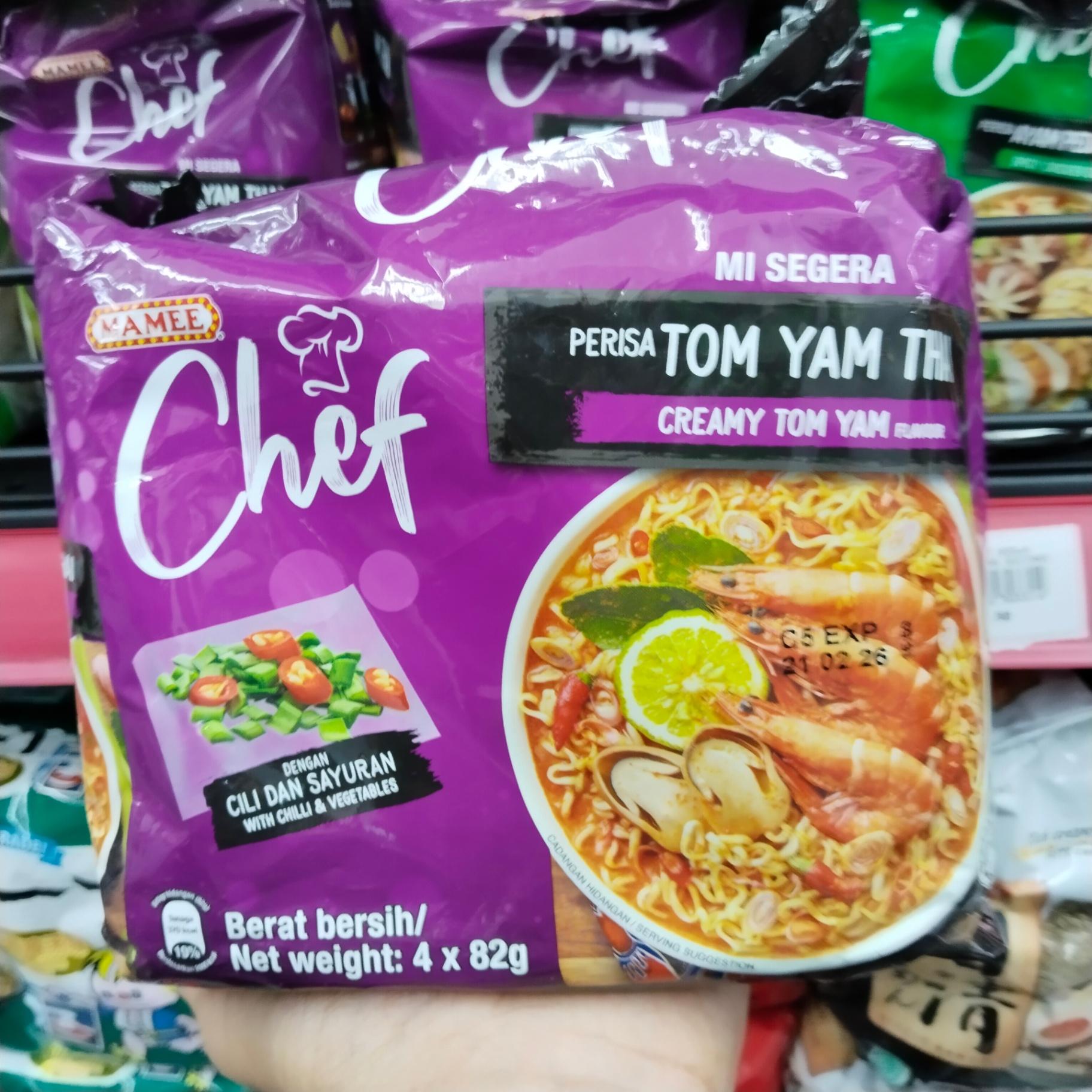MAMEE CHEF 82G*4-TOM YAM THAI