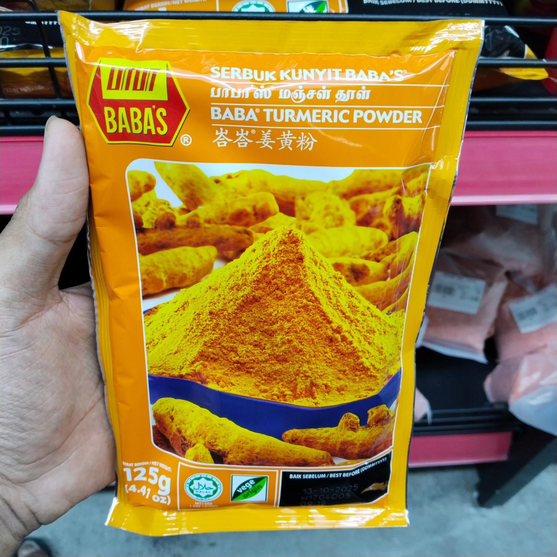 BABAS 125G-SERBUK KUNYIT