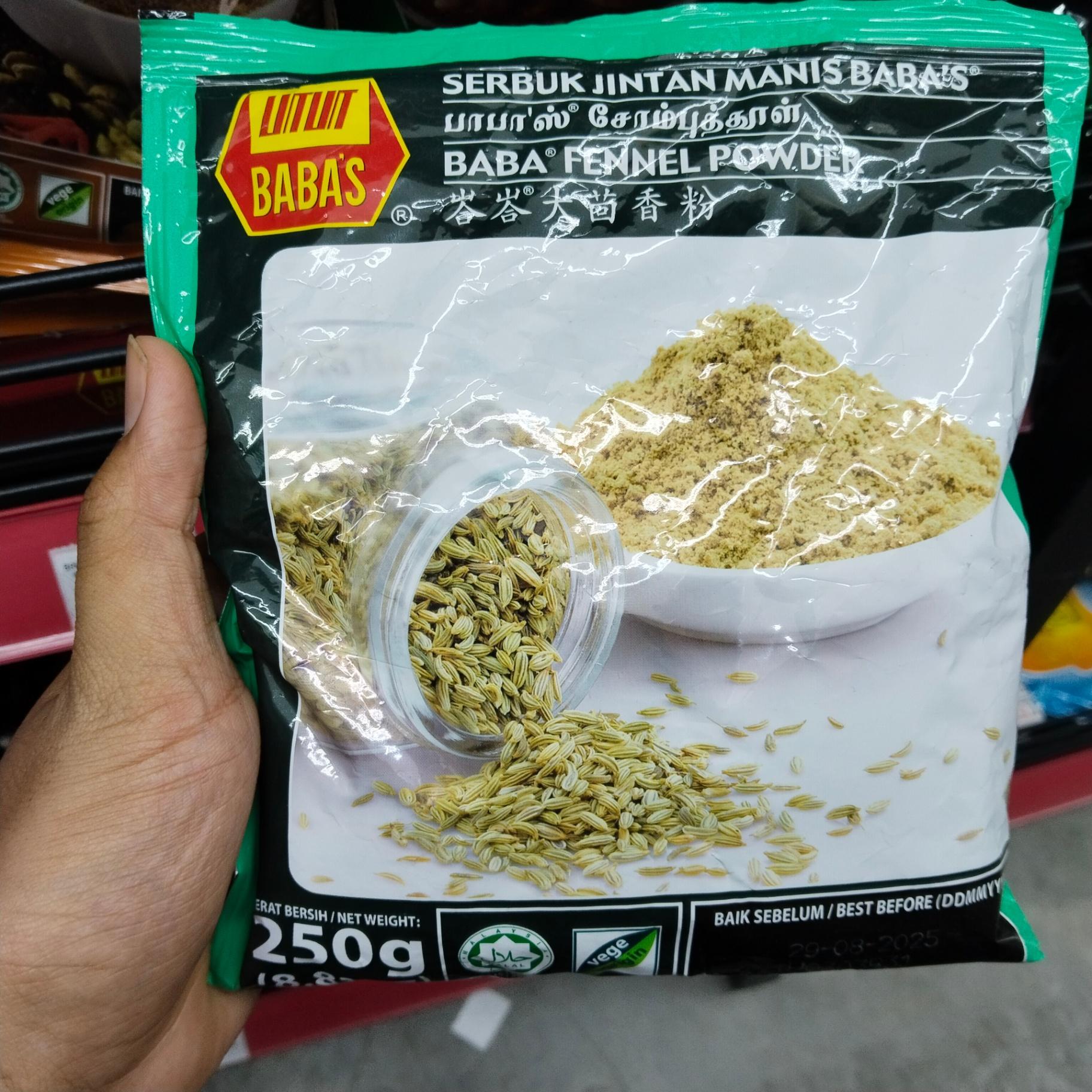 BABAS 250G-SERBUK JINTAN MANIS