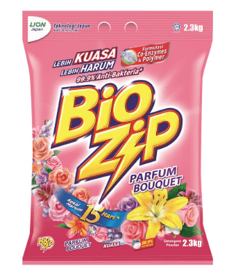 BIOZIP 2.5KG-POWDER DETERGENT PARFUM BOUQUET