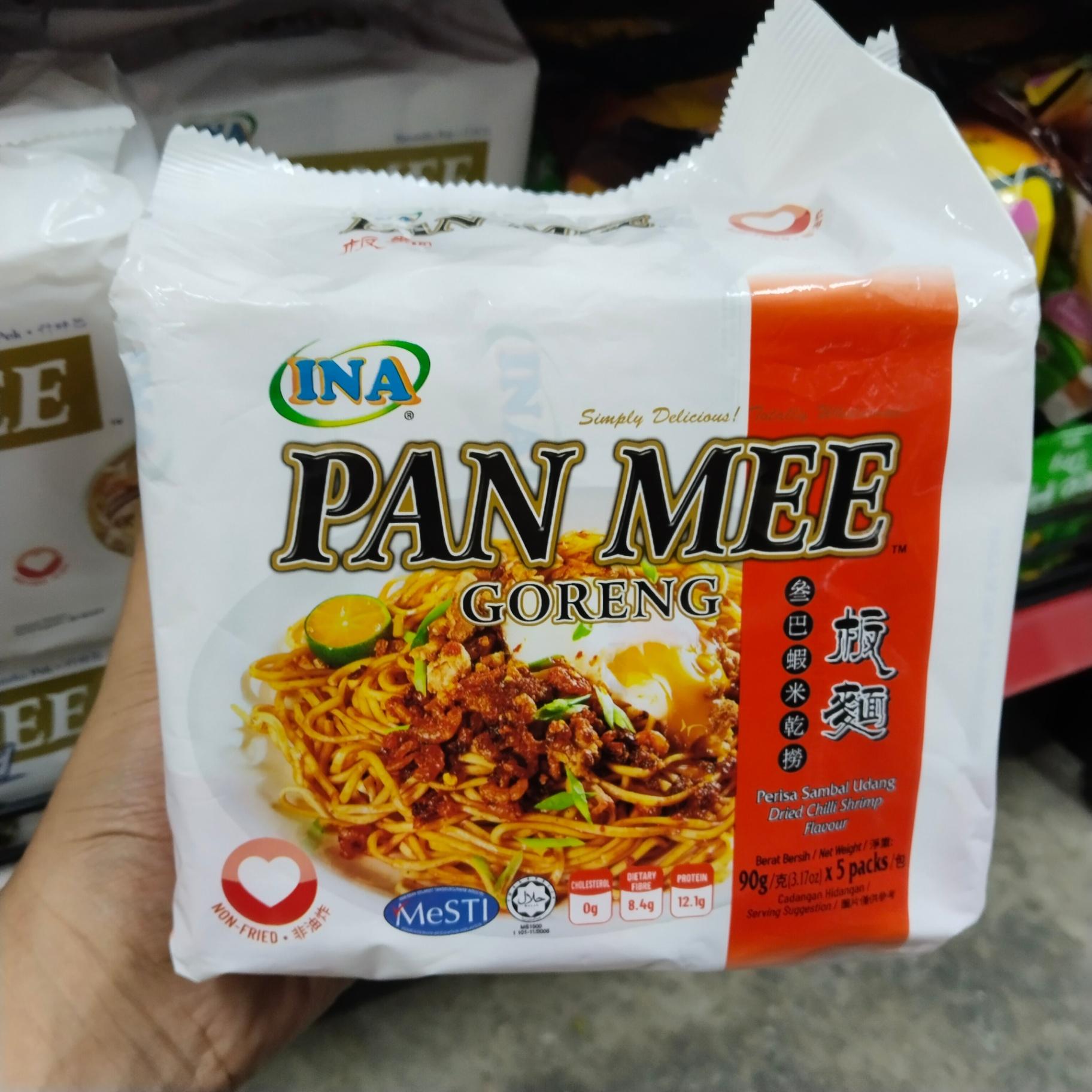 INA PAN MEE 90G*5-GORENG CHILLI SHRIMP