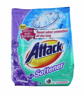 ATTACK 1.4KG-POWDER +SOFTNER FLORAL ROMANCE