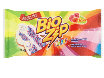 BIOZIP 140G-BAR SOAP COLOUR ROS