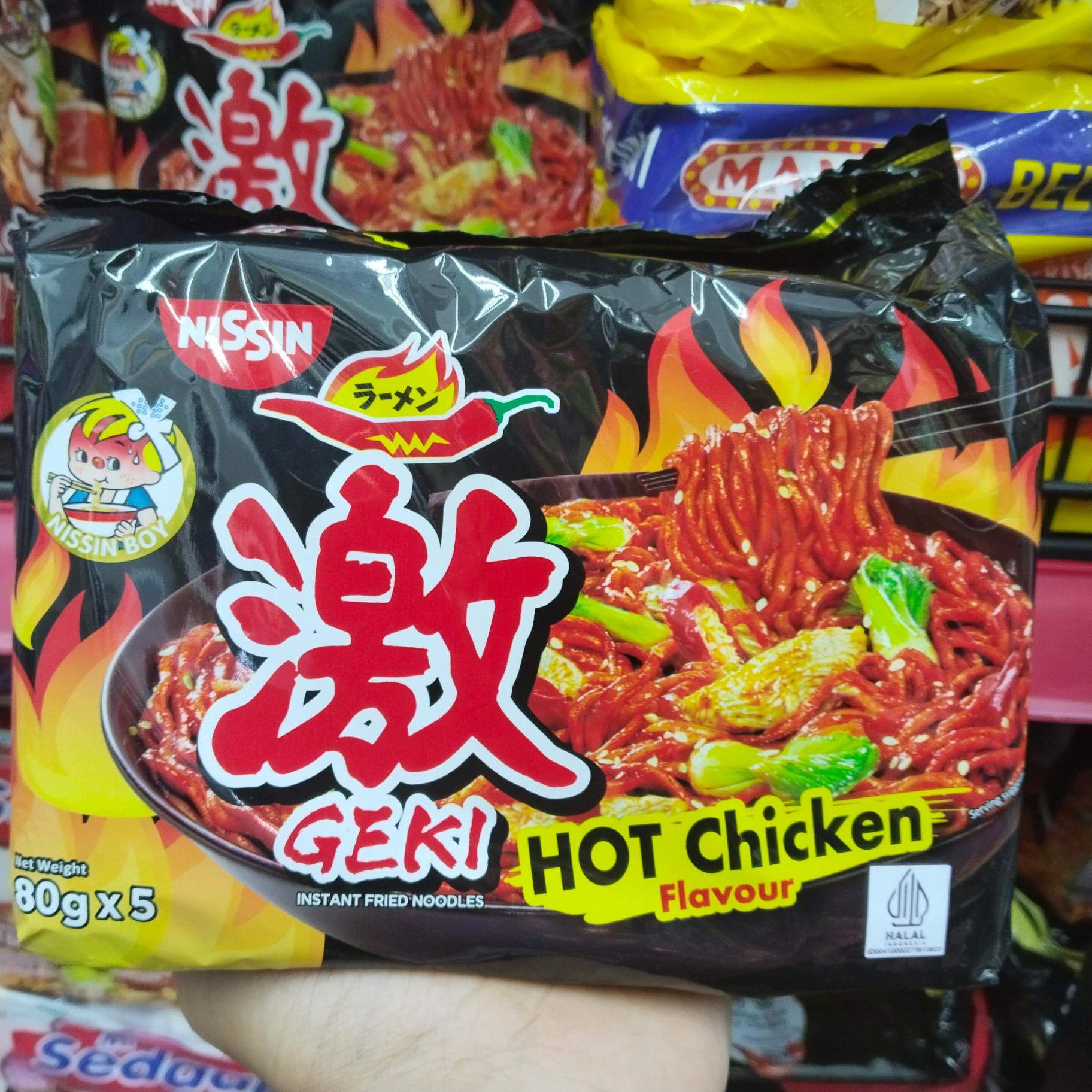NISSIN 80G*5-HOT CHICKEN