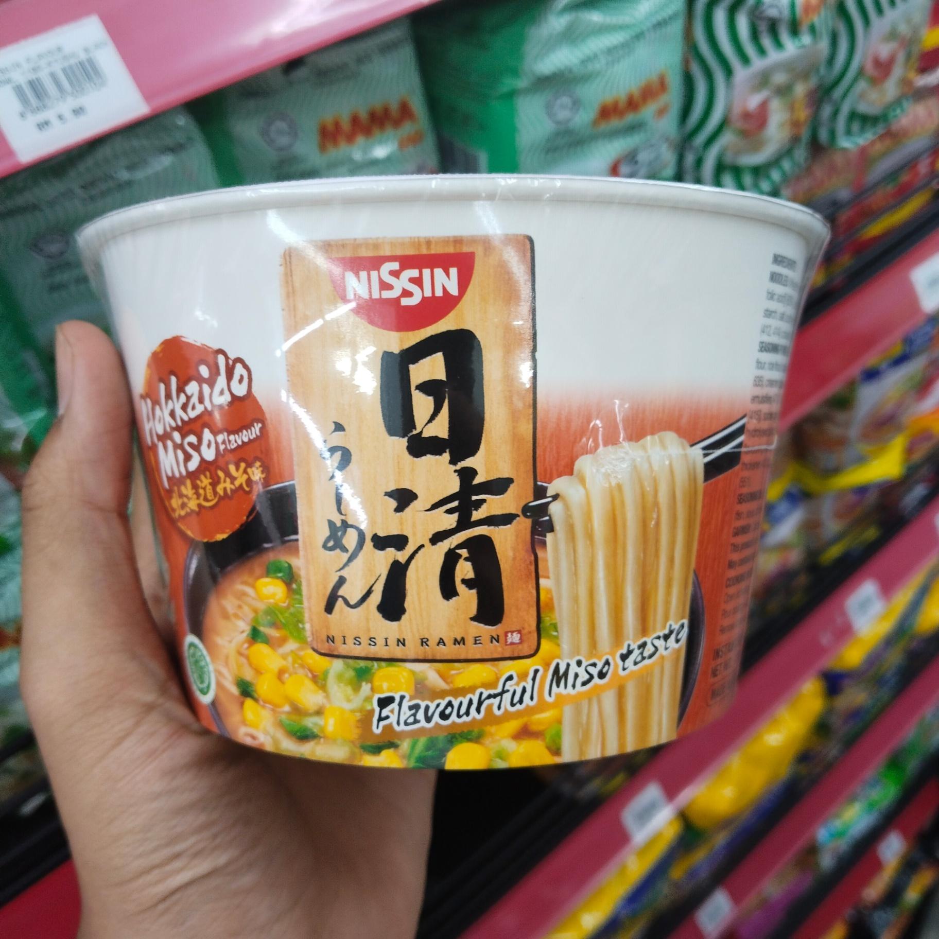 NISSIN FLAVOUR BOWL 110G-HOKKAIDO MISO