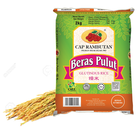 CAP RAMBUTAN 2KG-BERAS PULUT
